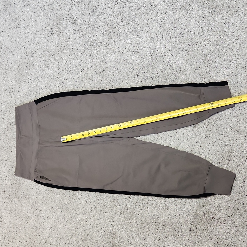 Athleta Venice Joggers Size XS - Taupe Track Joggers with Black Side Stripe - Picture 7 of 10